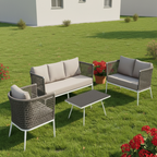 Amora 4-Piece Woven Lounge Set – The New Home Edition