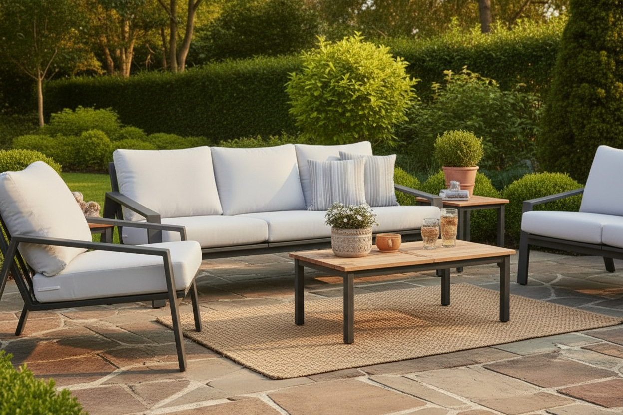 Linear Essence 3-Piece Sofa Suite – Minimalist Architectural Series