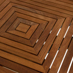 Round Coffee Table – Natural Wood & Architectural Steel