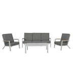 Horizon 4-Piece Premium Outdoor Sofa Set – Garden & Poolside Edition