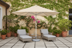 3M All Steel Weather Proof Umbrella - Claro Linen