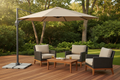 2M Classic Cantilever Umbrella/Tent - Claro Linen Taupe
