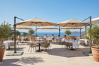 3M Hydraulic Cantilever Umbrella/Tent - Claro Linen Taupe