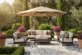 3M Classic Cantilever Umbrella/Tent - Claro Linen Taupe
