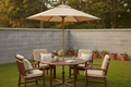 2M Classic Beechwood Outdoor Umbrella – Claro Linen